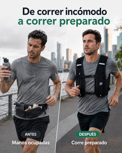 DAYMOVE Pace Vest + Bolsa de agua 500ml