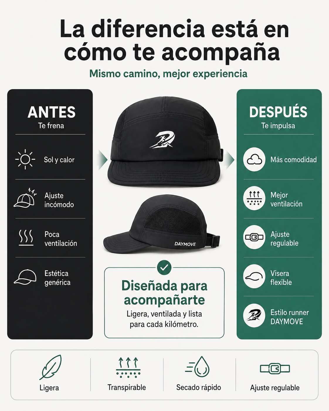 DAYMOVE Pace Cap