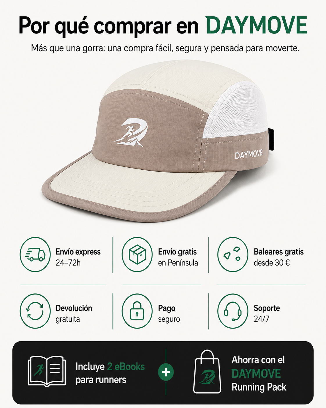 DAYMOVE Pace Cap
