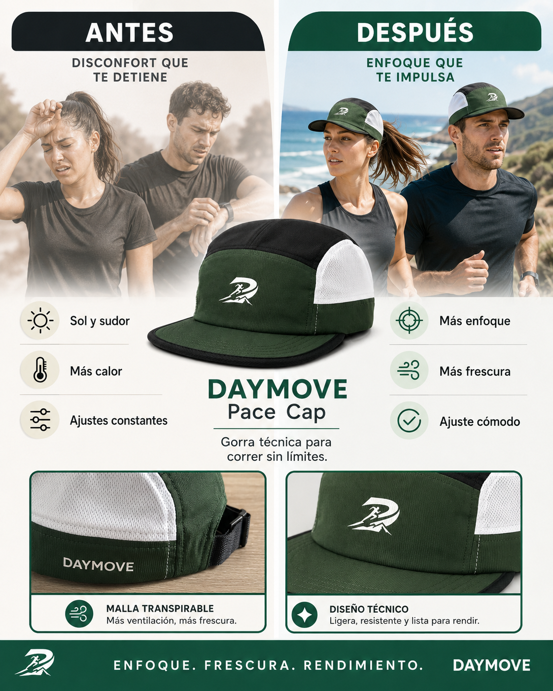DAYMOVE Pace Cap