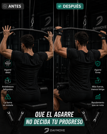 Lifting Straps DAYMOVE - Non-Slip Grip