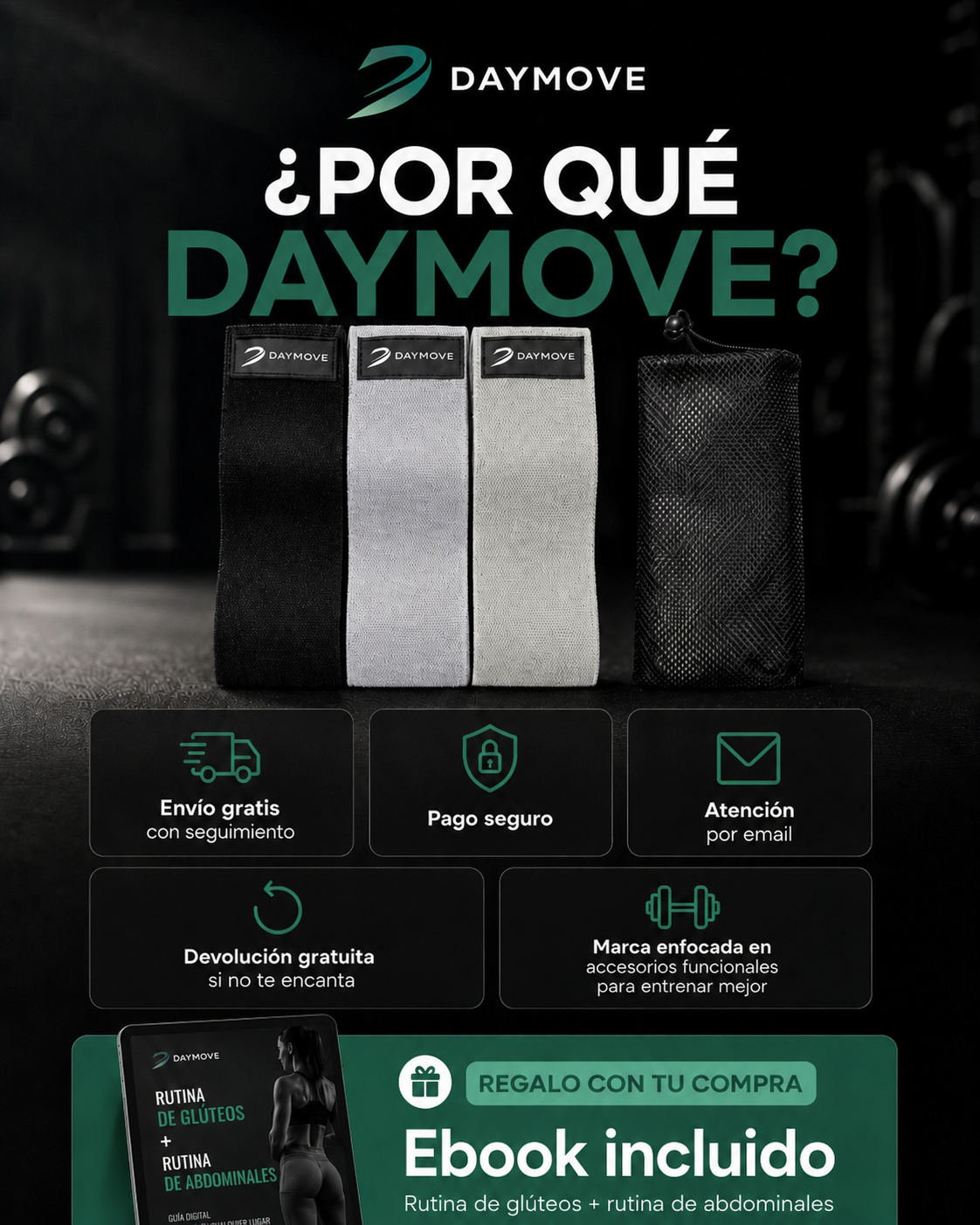 DAYMOVE Widerstandsbänder - Set